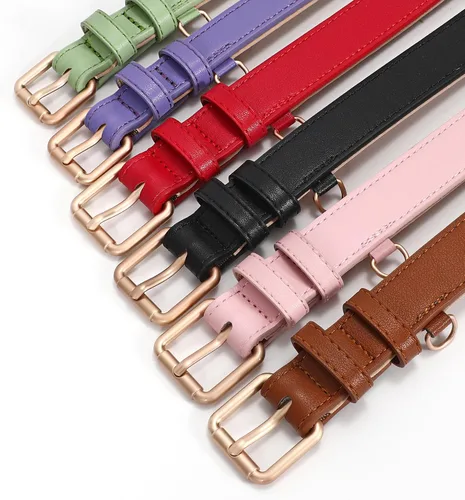 Vista 6 de WHIPPY Collar de cuero para perro pequeño, mediano y grande, ajustable, suave, transpirable, acolchado, de cuero con hebilla de aleación, resistente