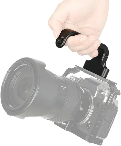Vista 5 de NICEYRIG Empuñadura para cámara con soporte de rosca de 1/4 aplicable para RED DSMC2 / Sony FX3 / FX30 / FX2, mango superior universal para cámara