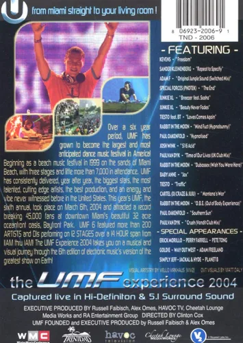 Vista 2 de The UMF Experience 2004 DVD