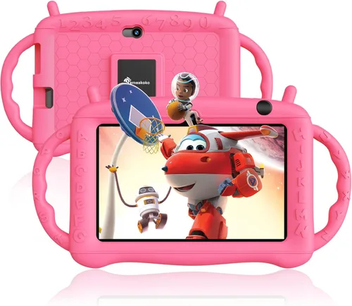 Vista 8 de Tableta para niños de 7 pulgadas, tableta para niños de 3 a 7 años, tableta de aprendizaje educativo Android 12, 2 GB de RAM+32 GB de ROM, control