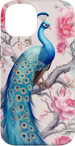 Vista 4 de Chinoiserie Peacock Rose Garden Case for iPhone 17