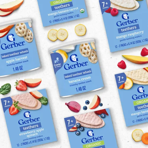 Vista 7 de Gerber Ruedas mordedoras, cosecha de manzana, 1.48 onzas (paquete de 6)