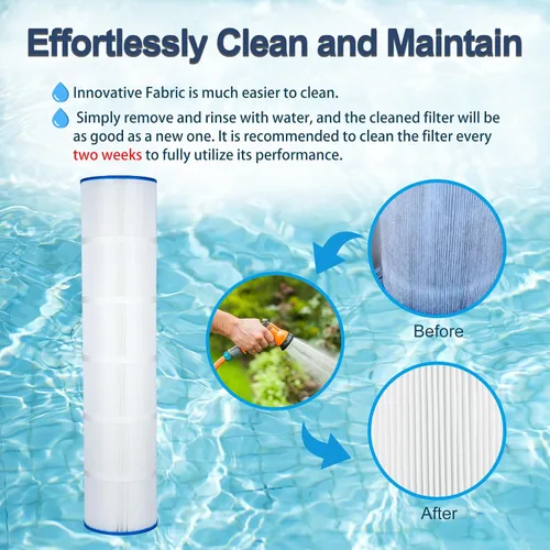 Vista 6 de Cartuchos de filtro de piscina PCC130 reemplazan a Pentair CCP520, Unicel C-7472, Filbur FC-1978, FC-6475, Clean and Clear Plus 520, 817-0143