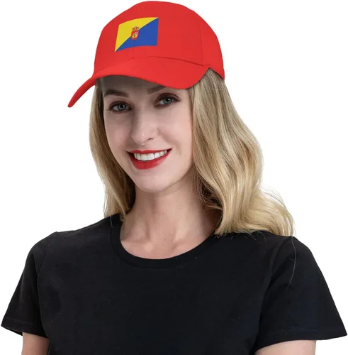 Vista 7 de Flag of Gran Canaria Baseball Cap for Men Women Classic Solid Color Adjustable Dad Hat
