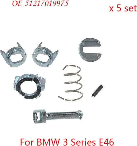 Vista 3 de Door Lock Lock Cylinder Repair KIT Front Left for Right for BMW 3 Series E46 OE 51217019975 Door Lock Barrel Set