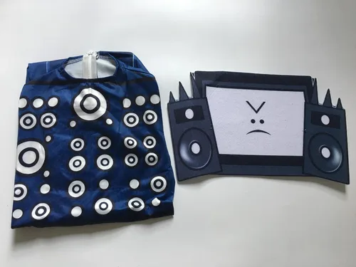 Vista 2 de MSSmile-FANKID Skibidi - Disfraz de inodoro para niños, disfraz de hombre de televisión, cámara, cosplay, videojuegos, ropa de Halloween