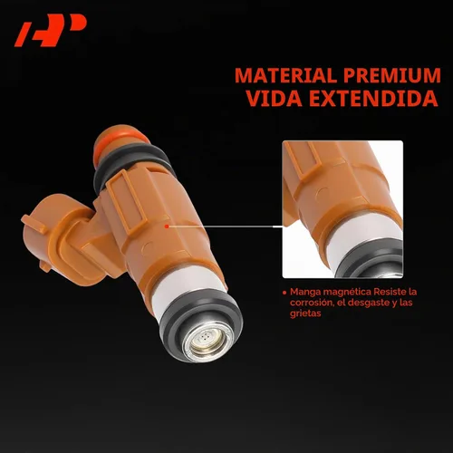 Vista 3 de Inyectores de combustible A-Premium compatibles con Mazda