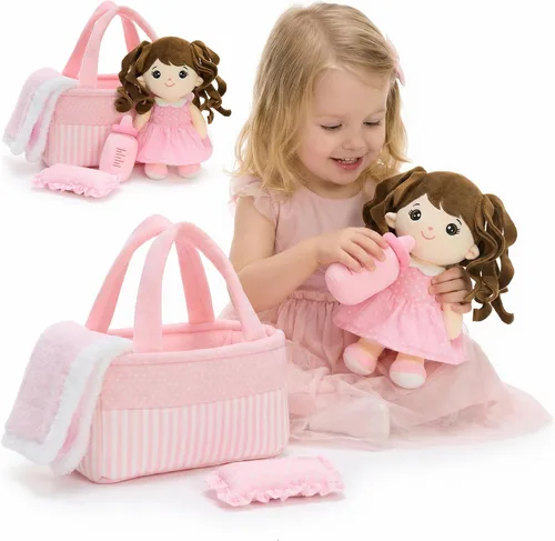 Vista 18 de Tezituor Paquete de 6 Pequeños Animales de Peluche a Granel Juguetes de Peluche, Mini Llaveros de Animales de Peluche Lindos de 6" para Niños, Mini