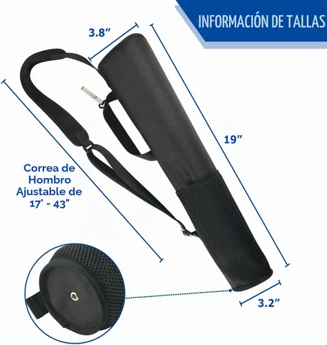 Vista 3 de Cosmos Arrow Carcaj de tiro con arco para espalda y cadera - Funda ajustable para flechas de arco recurvo compuesto arco flechas mochila accesorios