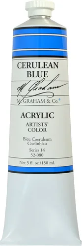Vista 49 de M. Graham - Pintura acrílica de tubo de 2 onzas, carmesí Alizarin Alizarin Crimson