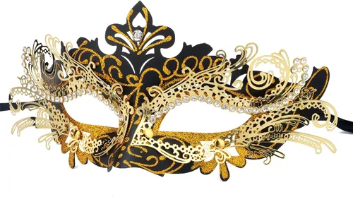 Vista 13 de Hoshin - Máscara para Baile de Máscaras, Decoraciones de Mardi Gras, Máscaras Venecianas para Mujeres