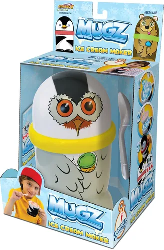 Vista 2 de Helado MUGZ - Mini máquina de helado/granizado instantáneo de tamaño personal, Búho nevado