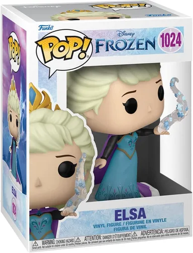 Vista 3 de POP Disney: Ultimate Princess - Figura de vinilo de Elsa Funko (con funda protectora de caja compatible), multicolor, 3.75 pulgadas