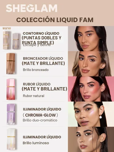 Vista 9 de SHEGLAM Dúo de Contorno Líquido Precision Sculpt-Stone
