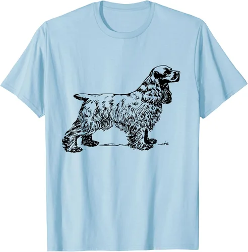 Vista 40 de Cocker Spaniel - Camiseta para perro Cocker Spaniel, gris, S Asfalto