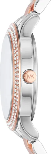 Vista 2 de Michael Kors Tibby Reloj de cuarzo de acero inoxidable para mujer