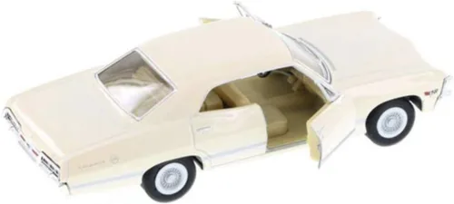 Vista 2 de KiNSMART - Modelo a escala 1/43 compatible con Chevrolet Impala 1967 (blanco)