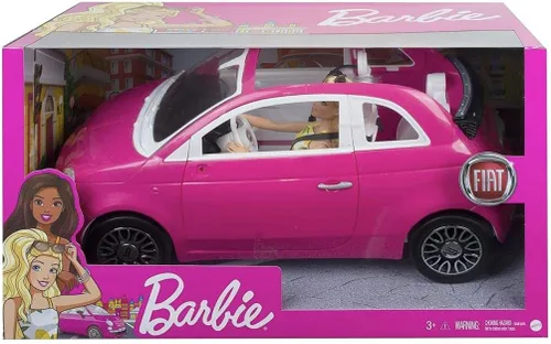 Vista 5 de Barbie Fiat 500 Muñeca y vehículo