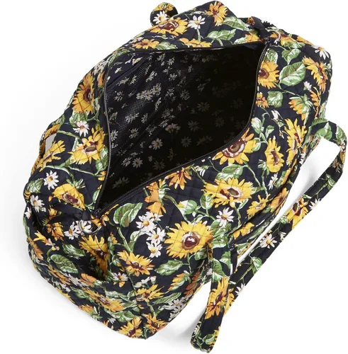 Vista 3 de Vera Bradley Bolso de viaje mediano de algodón para mujer