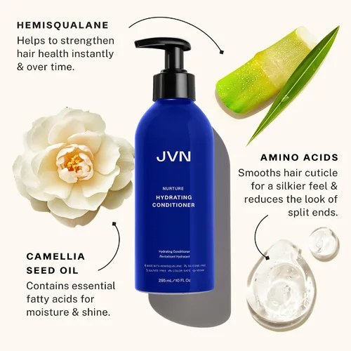 Vista 3 de JVN Embody - Champú voluminizador y acondicionador hidratante nutritivo, 20 onzas líquidas, aumenta el cuerpo y la plenitud, acondicionador