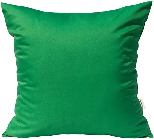 Vista 91 de TangDepot Fundas de almohada sólidas de seda sintética duradera, fundas de almohada cuadradas decorativas, fundas de almohada para interiores y Azul