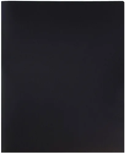 Vista 4 de JAM PAPER Carpetas POP de plástico con 2 bolsillos, carpetas escolares duraderas, color negro, paquete de 3