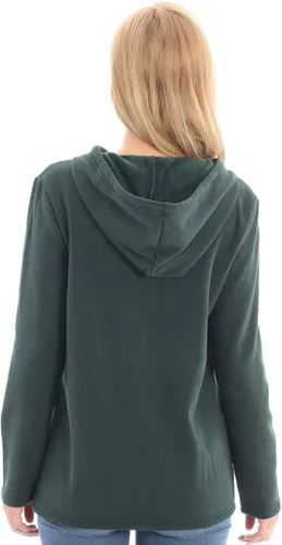 Vista 38 de Bearsland - Sudadera de lactancia y maternidad para mujer, con bolsillos y capucha