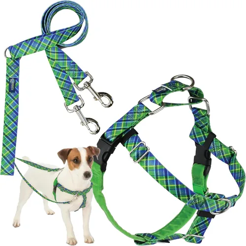 Vista 47 de 2 Hounds Design Freedom - Arnés para perro sin tirones, arnés ajustable y correa, fácil de caminar y control cómodo, se adapta a perros pequeños
