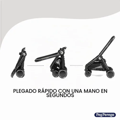 Vista 5 de PEG City Loop Frame Only - Compacto y apto para viajes aéreos, color negro