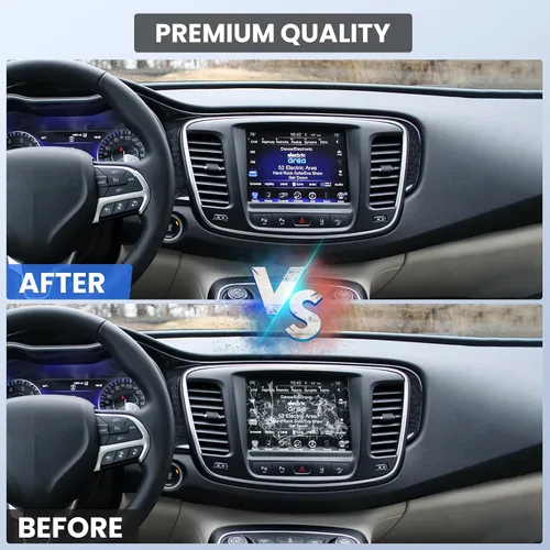 Vista 3 de 17-22 Reemplazo de 8.4 pulgadas Uconnect 4C UAQ LCD Monitor de navegación de radio con pantalla táctil Nuevo reemplazo OEM apto para Dodge RAM Jeep