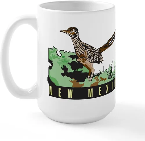Vista 17 de CafePress ALBUQUERQUE New Mexico - Taza grande para placa de matrícula de 15 oz (15.0 fl oz)