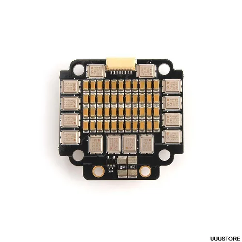 Vista 5 de Tekko32 F4 Metal 65A 4in1 ESC BLHELI32 4-6S 128K Sensor de corriente analógico integrado F4 MCU para RC Drone FPV Racing DIY Toy