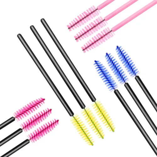 Vista 5 de 200 cepillos desechables para pestañas para extensión de pestañas, varitas de maquillaje para cejas para suministros de extensión de pestañas