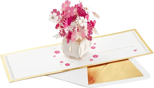 Vista 8 de Hallmark Paper Wonder - Tarjeta de cumpleaños desplegable (mariposa y flores)