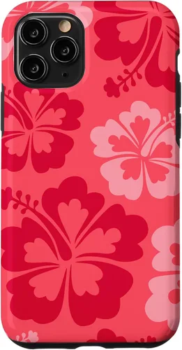 Vista 29 de Hibiscus Flower Beach Hawaiian Exotic Floral Surf Cranberry Case for iPhone 17