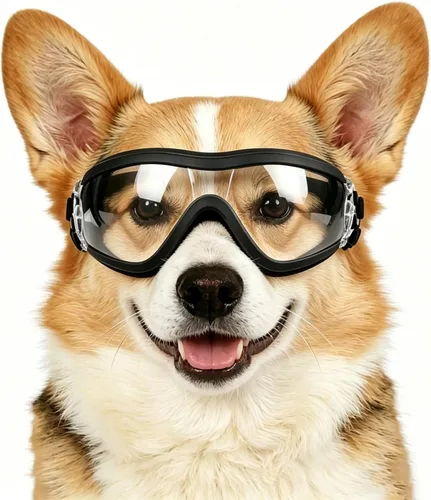Vista 14 de NAMSAN - Lentes de sol para perros pequeños, protección UV, protección ocular para perros de razas pequeñas, gafas de conducción para perros que