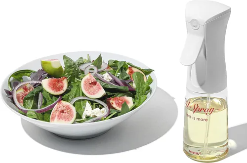 Vista 7 de Botella de PET de 6.8 fl oz versión mejorada. Botella de spray de niebla fina para freidora de aire, aceite de oliva, aceite de aguacate, freidora