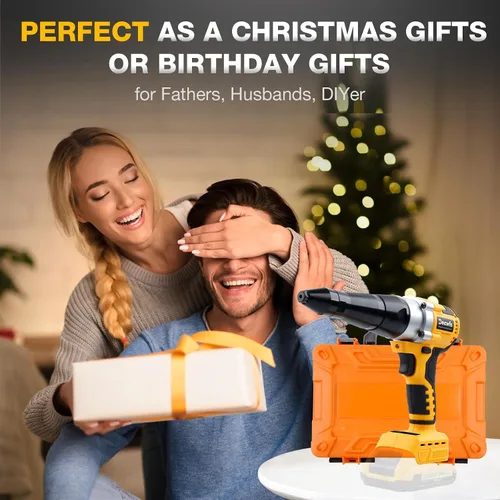 Vista 8 de Remachadora inalámbrica eléctrica compatible con batería Dewalt 20V Max