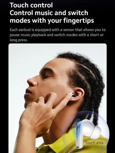 Vista 4 de XIAOMI Redmi Buds 4 Pro TWS - Auriculares inalámbricos Bluetooth 5.3 con cancelación activa de ruido, 3 micrófonos, 36 horas de vida, reducción