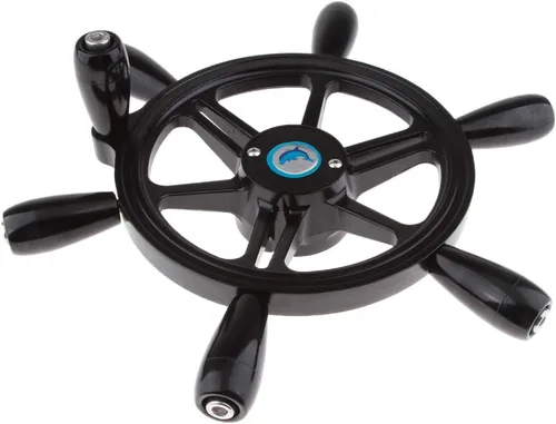Vista 2 de Baosity 15" diámetro Vintage barco volante 3/4" eje con perilla