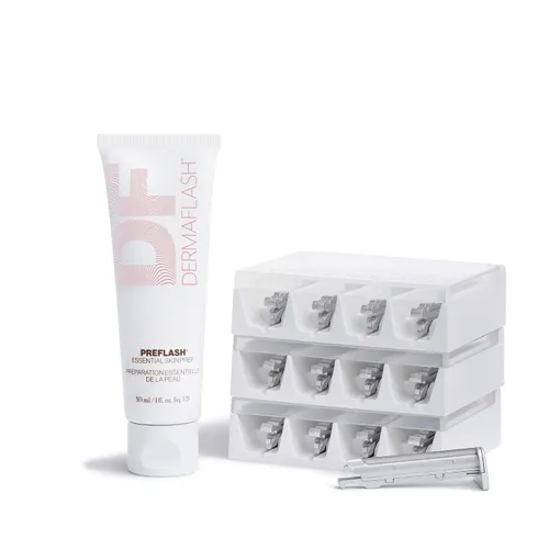 Vista 6 de DERMAFLASH ESSENTIALS Kit de reposición de dermaplaning para mujer (compatible solo con la herramienta de dermaplaning DERMAFLASH LUXE+)