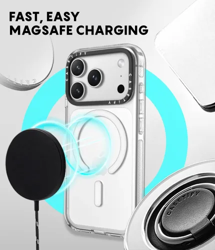 Vista 6 de CASETiFY Funda transparente para iPhone Air [No se amarillea/Magsafe/Protección contra caídas de grado militar 3X de 1.98 m] - Transparente No se