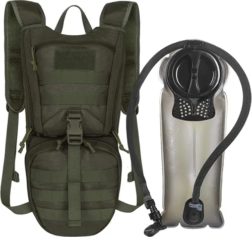 Vista 7 de Unigear Mochilas Tácticas de Hidratación 1050D con Vejiga de Agua de 3L, Paquete de Aislamiento Térmico Mantiene el Líquido Fresco hasta por 4 Horas