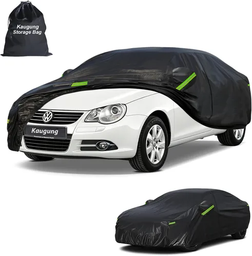 Vista 140 de Kaugung Funda para Coche de Ajuste Personalizado BMW Serie 3 E30 (1982-1994), 7 Capas Resistente al Viento Todo Clima Impermeable Cubierta Exterior