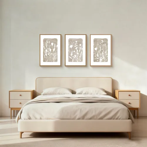Vista 81 de FWIEXA Juego de Arte de Lienzo Bohemio Enmarcado para Pared, Cuadros Botánicos Verde Salvia Decoración de Pared, Impresiones de Arte de Plantas