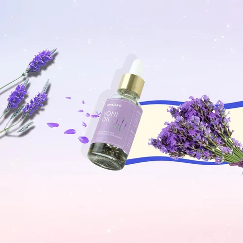 Vista 7 de Yoni - Paquete de 2 aceites esenciales para mujeres, desodorante íntimo femenino totalmente natural que elimina el olor, pH equilibrado, suero