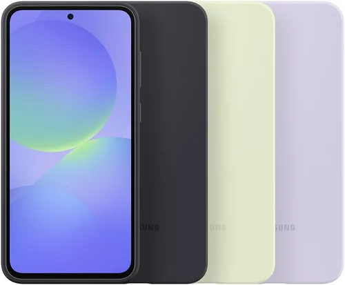 Vista 6 de Samsung Galaxy - Funda de silicona oficial para Galaxy A36, color negro