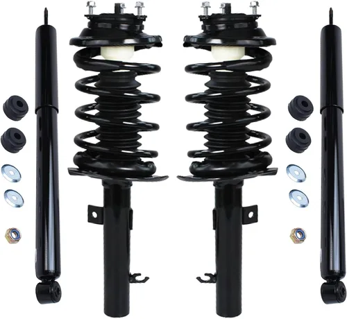 Vista 24 de Detroit Axle - Kit de amortiguadores de 4 puntales para Ford Escape 14-19, 2 puntales delanteros con resorte helicoidal 2 amortiguadores traseros