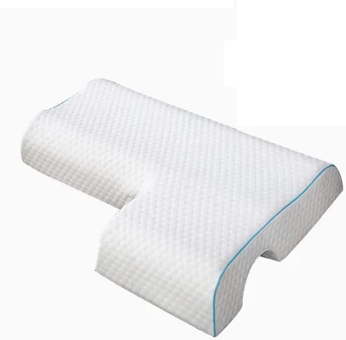 Vista 12 de Trendy Moon - Almohada arqueada de espuma viscoelástica para parejas, almohada arqueada con espuma viscoelástica de rebote lento para descansar