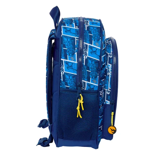 Vista 4 de Mochila Escolar Hot Wheels Sonny Azul marino 32 x 38 x 12 cm